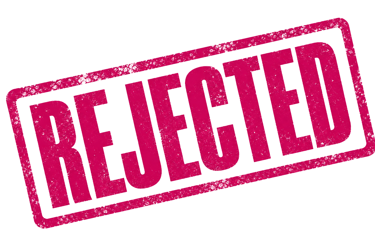 Rejected stamp